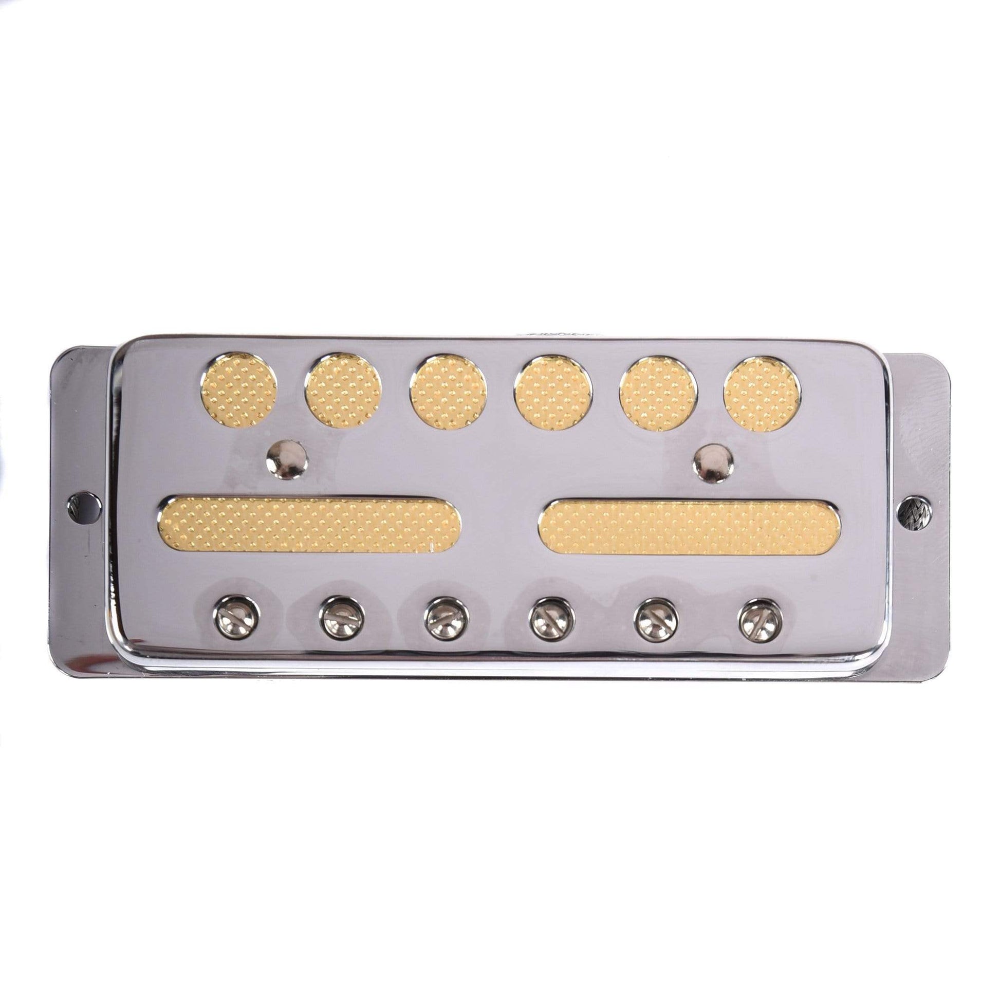 Lollar Gold Foil Teisco-style Single Coil Pickup Bridge Chrome Parts / Guitar Pickups