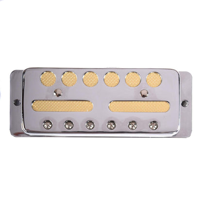 Lollar Gold Foil Teisco-style Single Coil Pickup Bridge Chrome Parts / Guitar Pickups