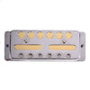 Lollar Gold Foil Teisco-style Single Coil Pickup Bridge Chrome Parts / Guitar Pickups