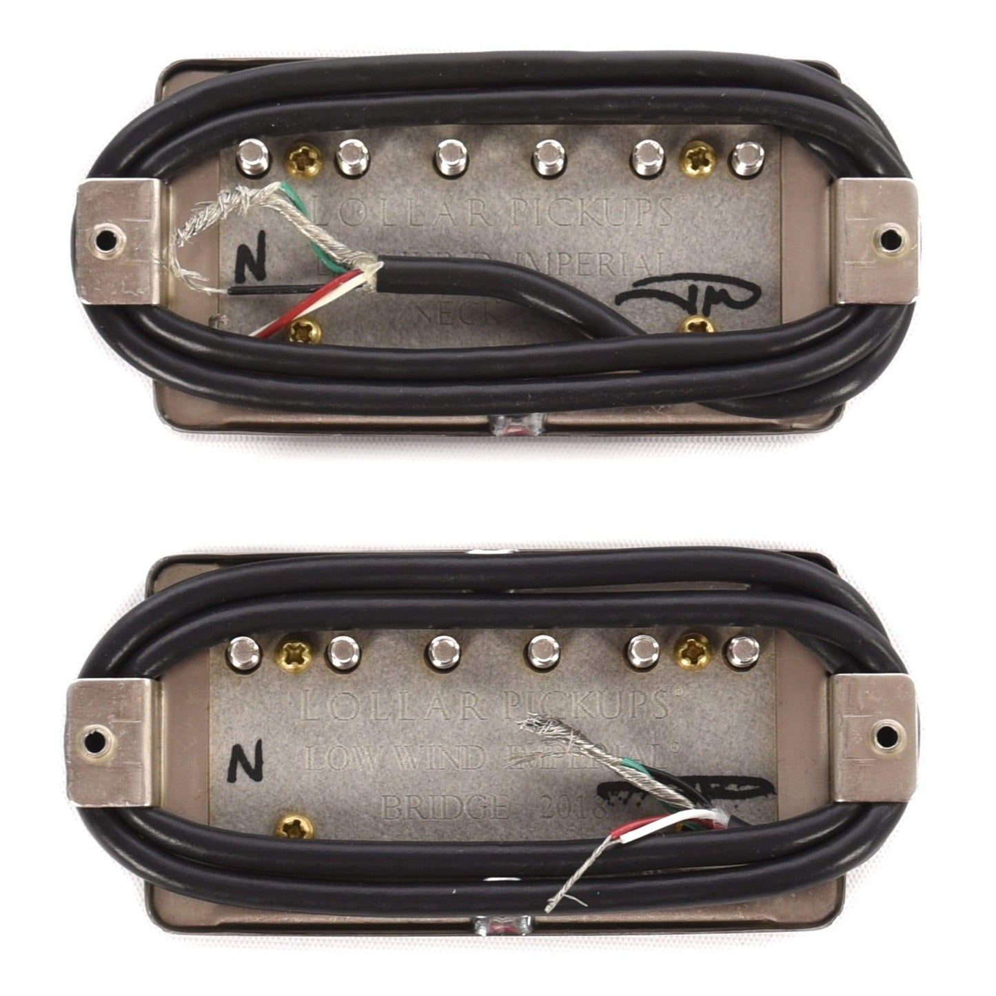 Lollar Imperial Humbucker Low Wind Set Nickel 4-Conductor Parts / Guitar Pickups