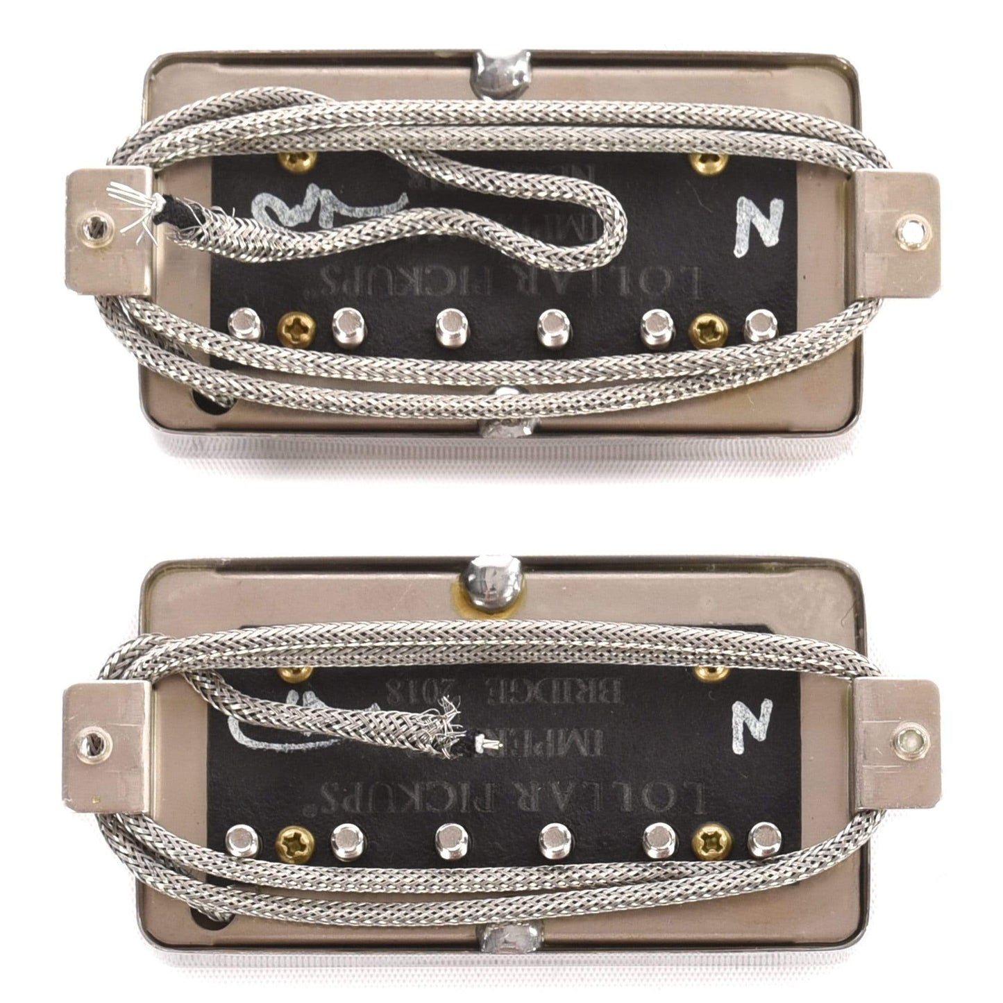 Lollar Imperial Humbucker Set Single Conductor Nickel Parts / Guitar Pickups