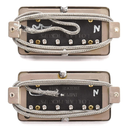 Lollar Imperial Humbucker Set Single Conductor Nickel Parts / Guitar Pickups
