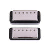 Lollar Mini Humbucker Four Conductor Set Chrome w/LP Deluxe Black Rings and Mount Parts / Guitar Pickups