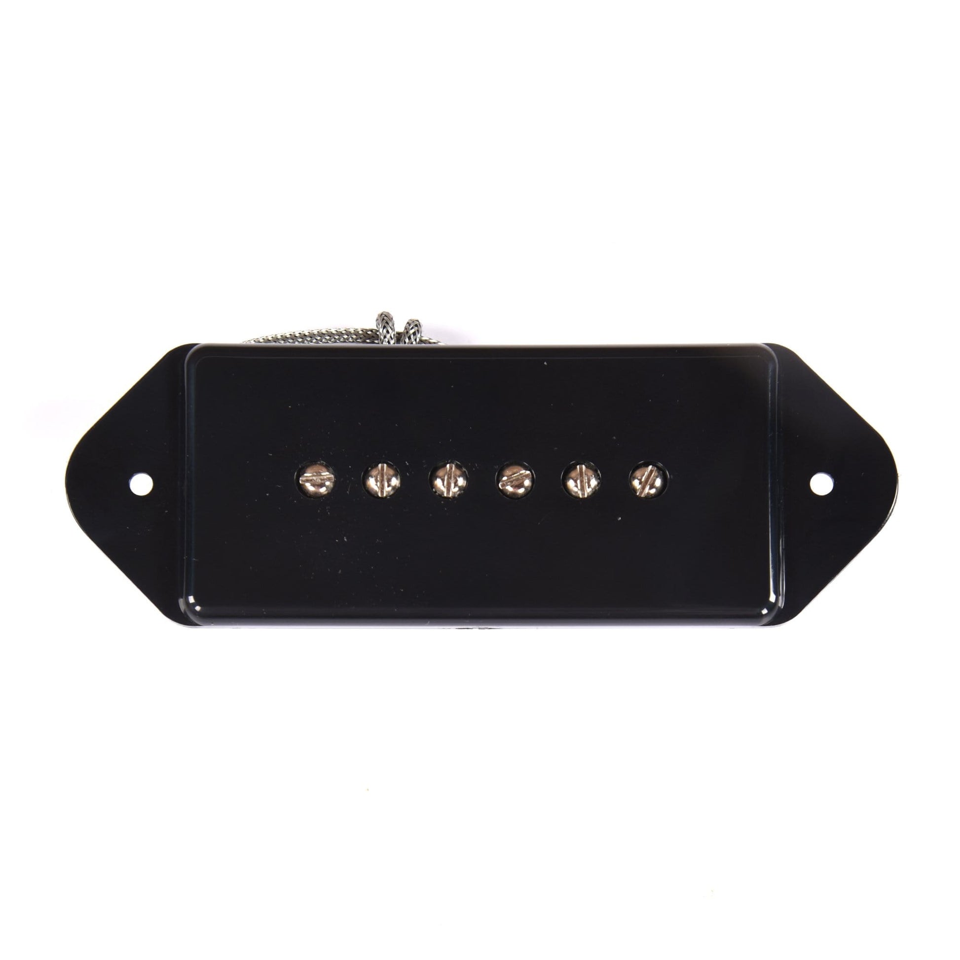 Lollar P-90 Dog Ear Short Neck Black Parts / Guitar Pickups