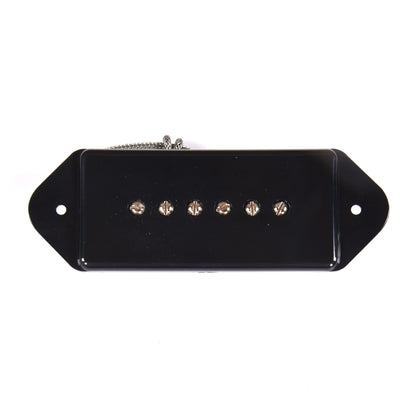 Lollar P-90 Dog Ear Short Neck Black Parts / Guitar Pickups