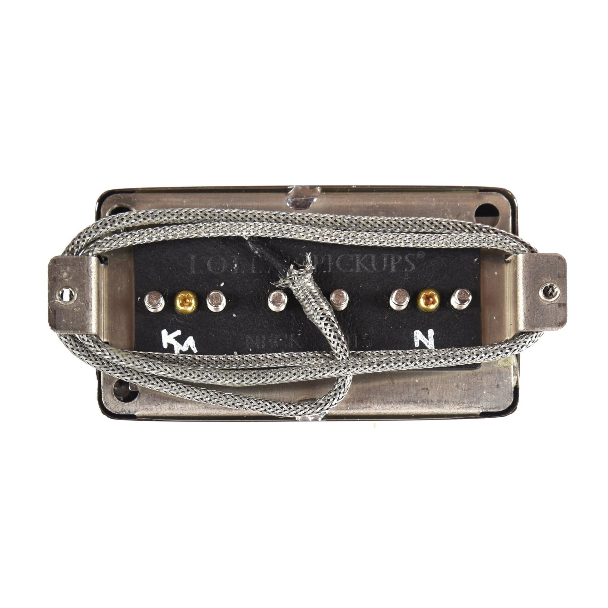 Lollar Single Coil for Humbucker Neck Matte Black on Nickel Parts / Guitar Pickups