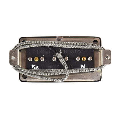 Lollar Single Coil for Humbucker Neck Matte Black on Nickel Parts / Guitar Pickups