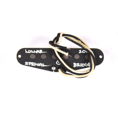 Lollar Special S Series Flat Pole Strat Pickup Parchment Bridge Parts / Guitar Pickups