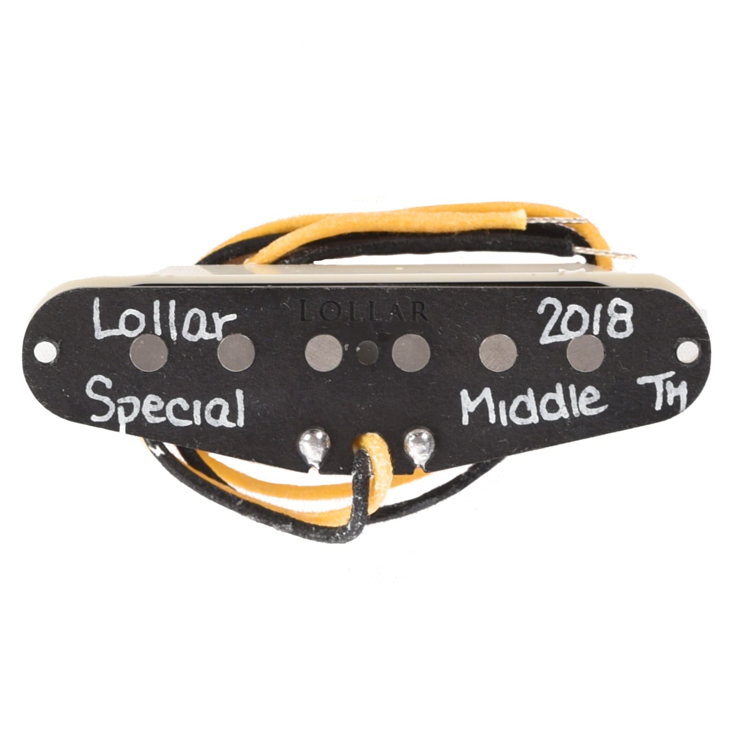 Lollar Special S Series Flat Pole Strat Pickup Parchment Middle Parts / Guitar Pickups