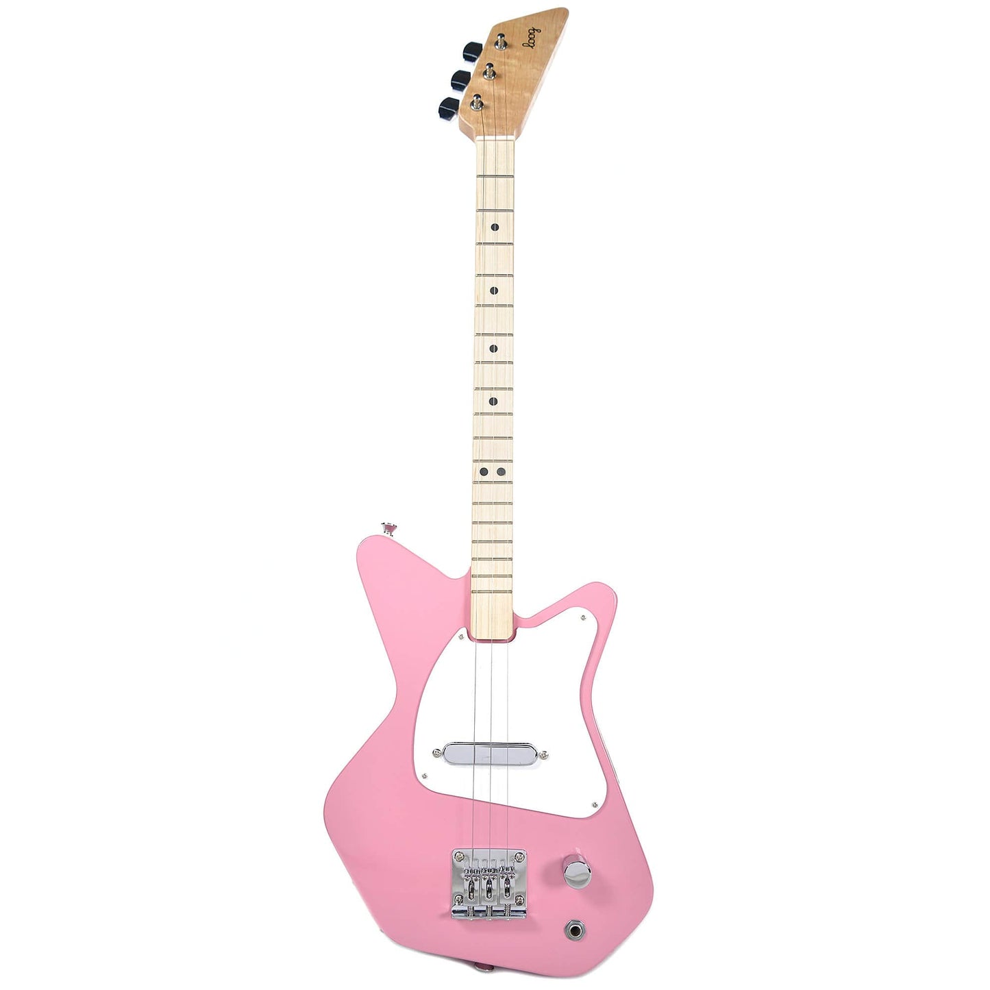 Loog Pro Electric Guitar Magenta Electric Guitars / Solid Body