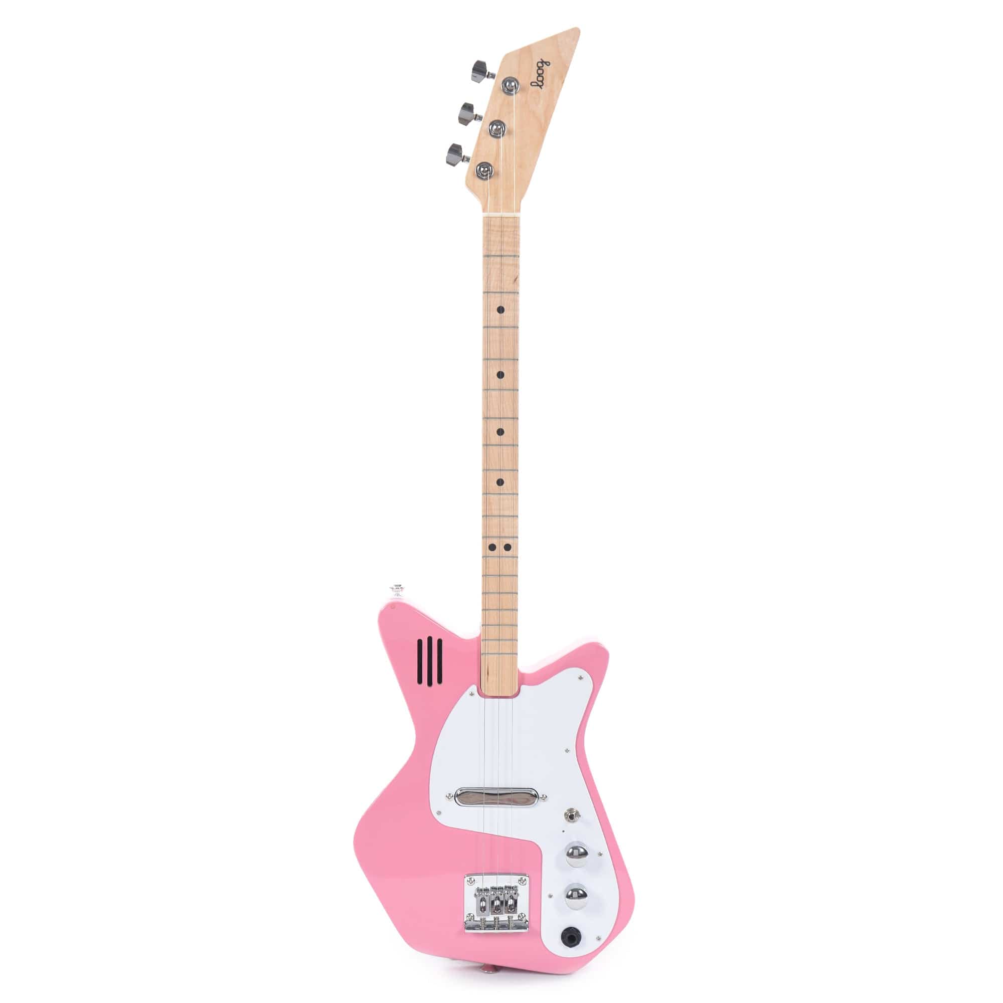 Loog Pro Electric Guitar w/Built-In Amp Pink Electric Guitars / Travel / Mini