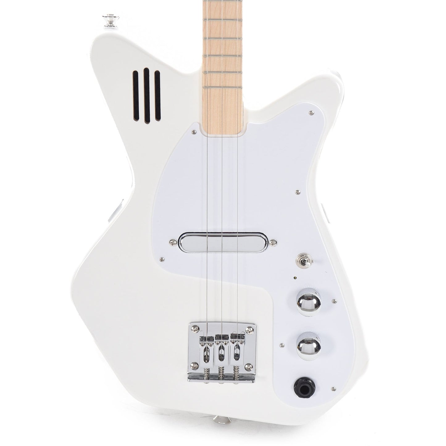 Loog Pro Electric Guitar w/Built-In Amp White Electric Guitars / Travel / Mini