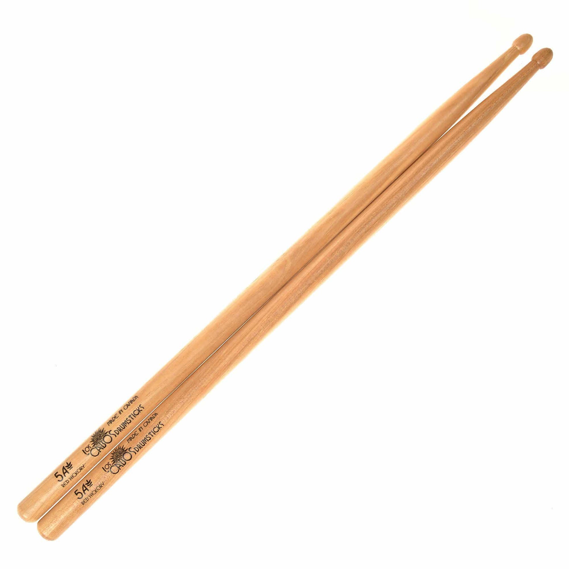 Los Cabos Red Hickory 5A Drum Sticks (12 Pair Bundle) Drums and Percussion / Parts and Accessories / Drum Sticks and Mallets