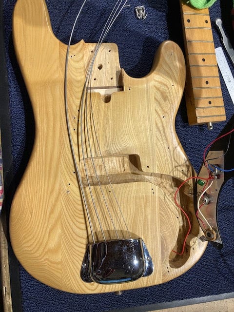 Lotus Guitars P-Style Bass Natural 1970s Bass Guitars / 4-String