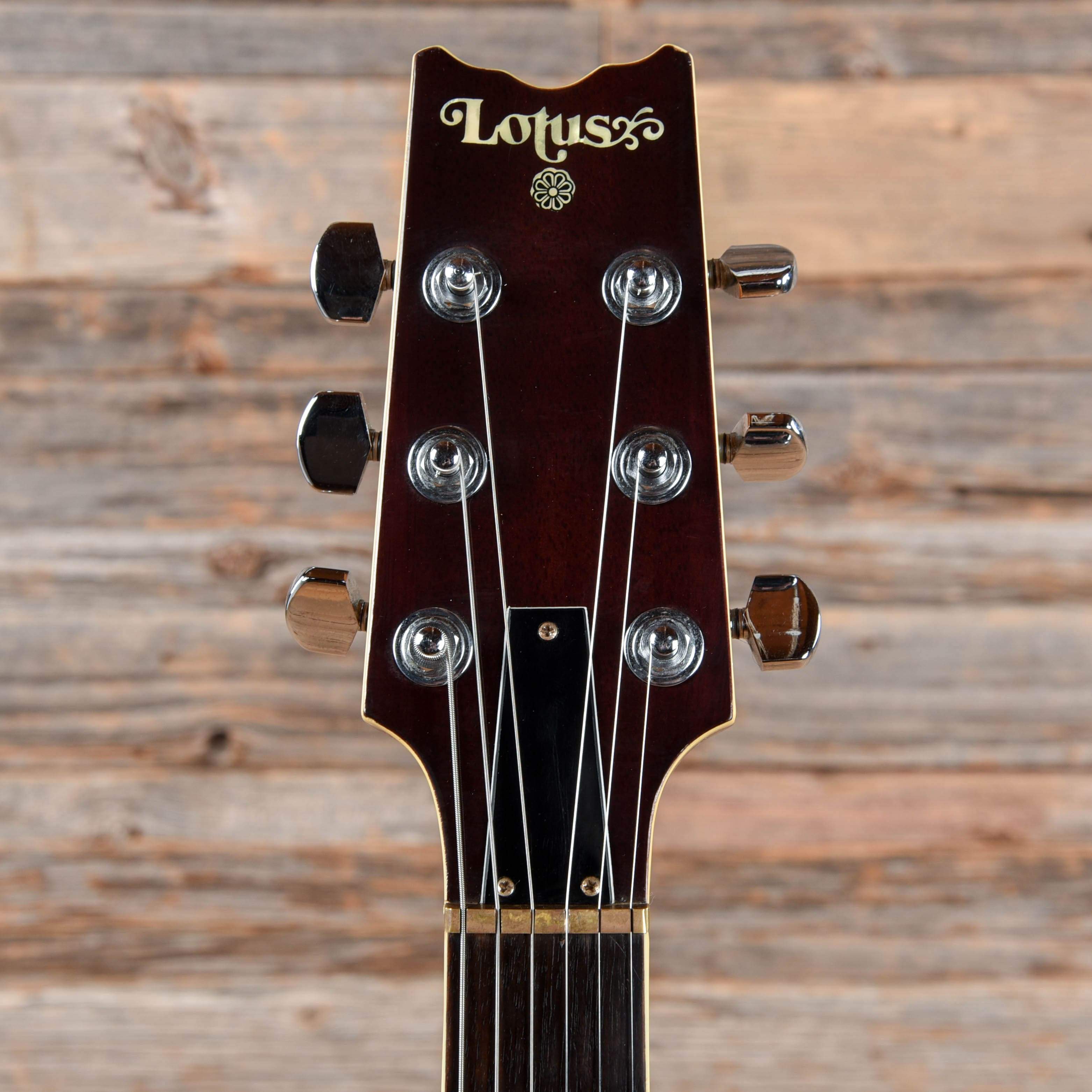 Lotus Guitars Falcon Natural 1980s Chicago Music Exchange