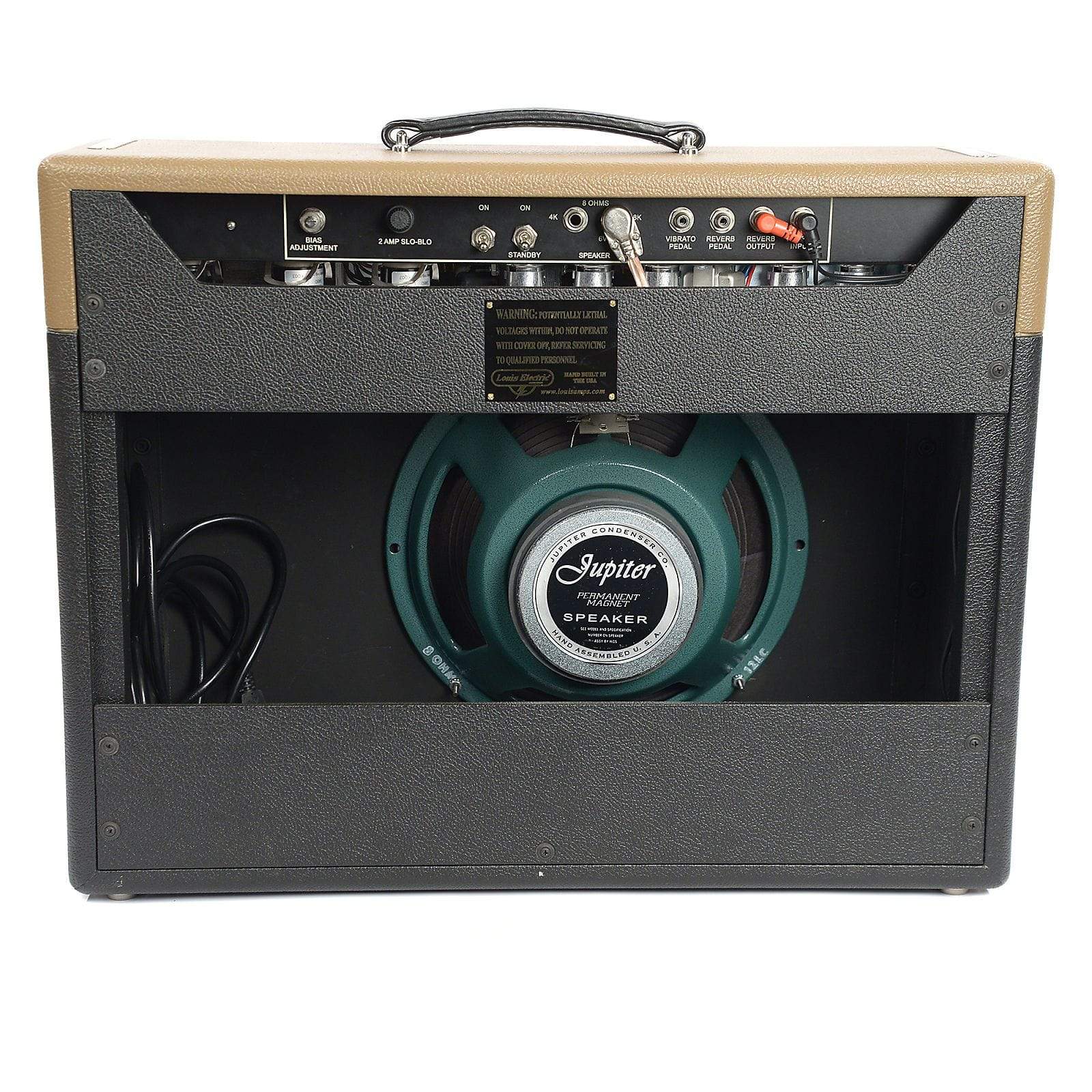 Louis Electric Deltone 20W 1x12 Combo 2-Tone Black & Tan w/Jupiter Ceramic 12LC-12 Speaker Amps / Guitar Combos