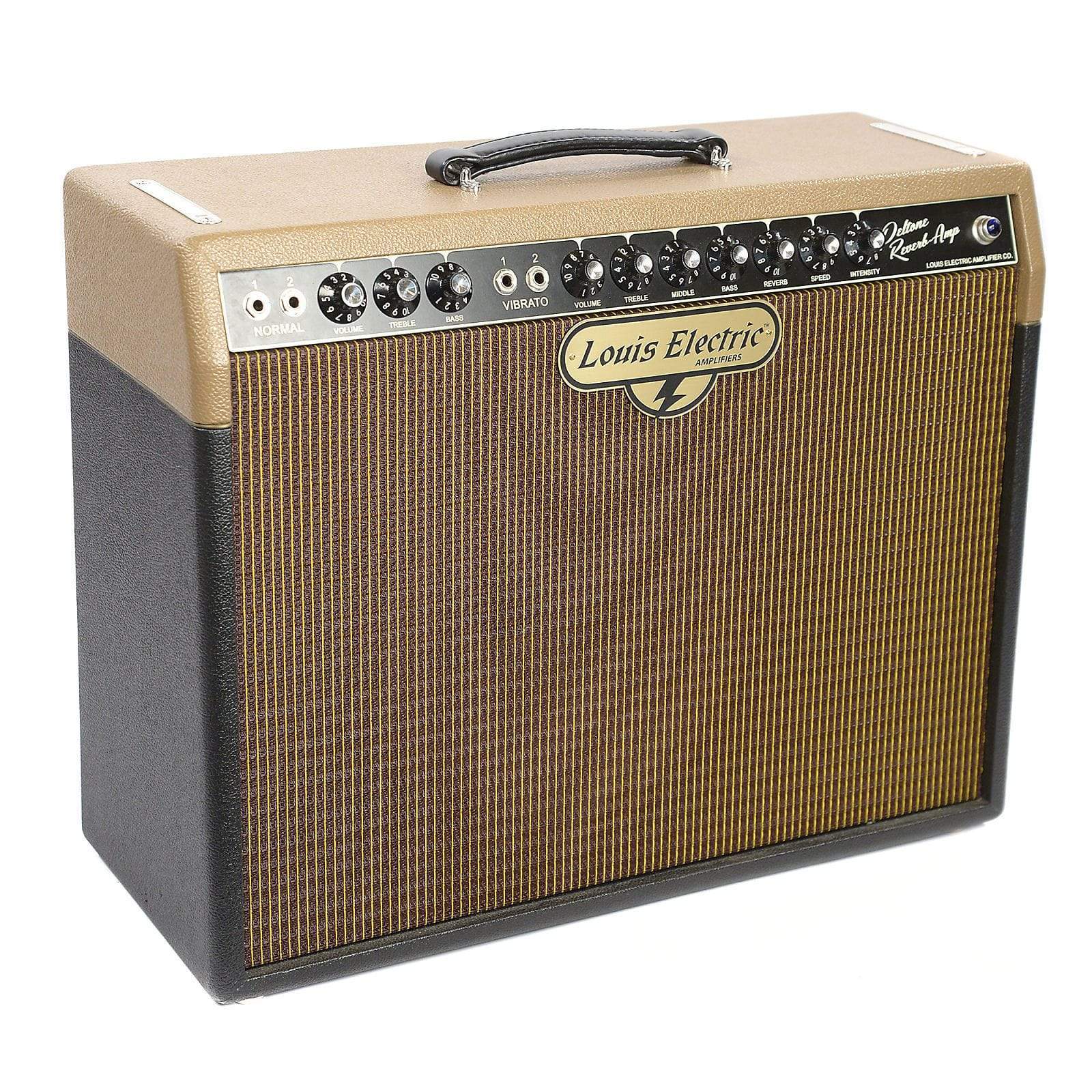 Louis Electric Deltone 20W 1x12 Combo 2-Tone Black & Tan w/Jupiter Ceramic 12LC-12 Speaker Amps / Guitar Combos