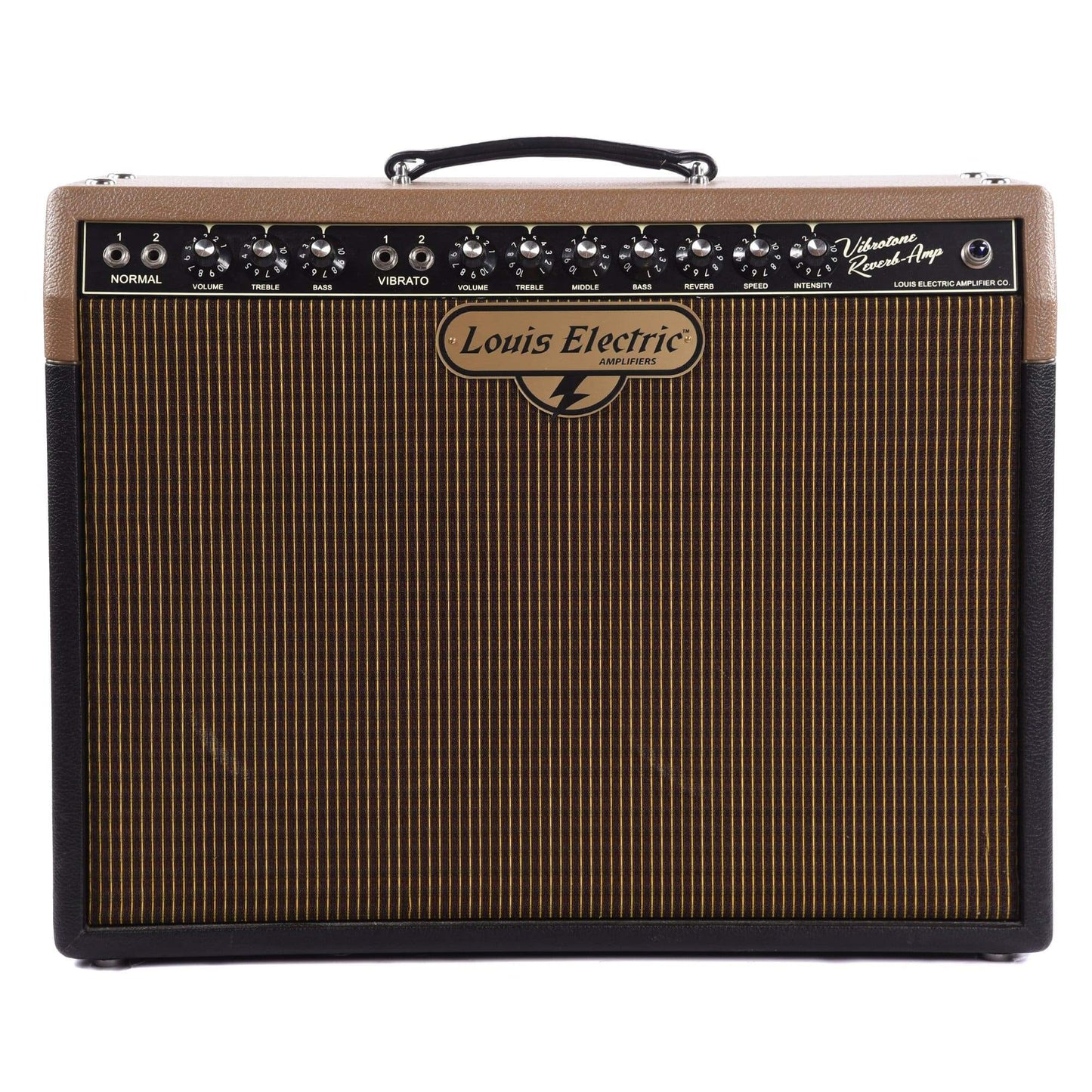 Louis Electric Vibrotone Reverb 35W 2x10 Combo Two-Tone w/Celestion 10" Speakers Amps / Guitar Combos