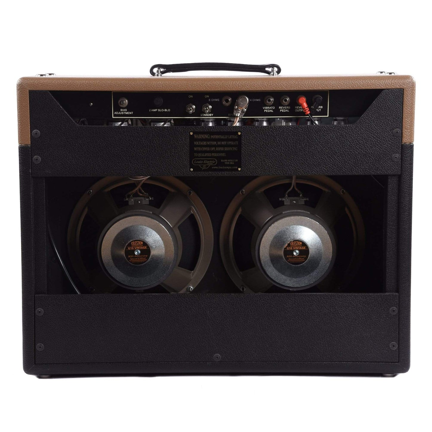 Louis Electric Vibrotone Reverb 35W 2x10 Combo Two-Tone w/Celestion 10" Speakers Amps / Guitar Combos