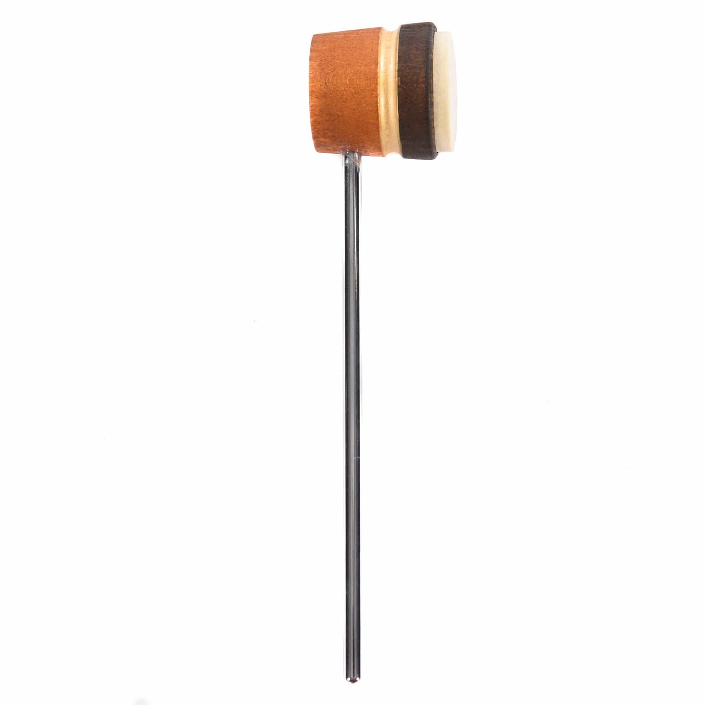 Low Boy Lightweight Felt Bass Drum Beater Amber/Med Brown w/Gold Stripe & CDE Logo Drums and Percussion / Parts and Accessories / Drum Parts