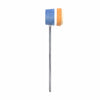 Low Boy Lightweight Felt Bass Drum Beater Blue/Amber w/White Stripe Drums and Percussion / Parts and Accessories / Drum Parts