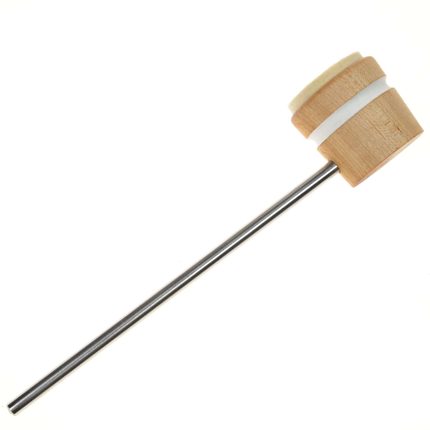 Low Boy Lightweight Felt Bass Drum Beater Natural w/White Stripe Drums and Percussion / Parts and Accessories / Drum Parts