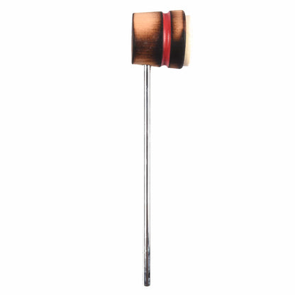 Low Boy Lightweight Felt Bass Drum Beater Scorched w/Red Stripe Drums and Percussion / Parts and Accessories / Drum Parts