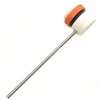 Low Boy Lightweight Felt Bass Drum Beater White/Orange w/Black Stripe & CDE Logo Drums and Percussion / Parts and Accessories / Drum Parts
