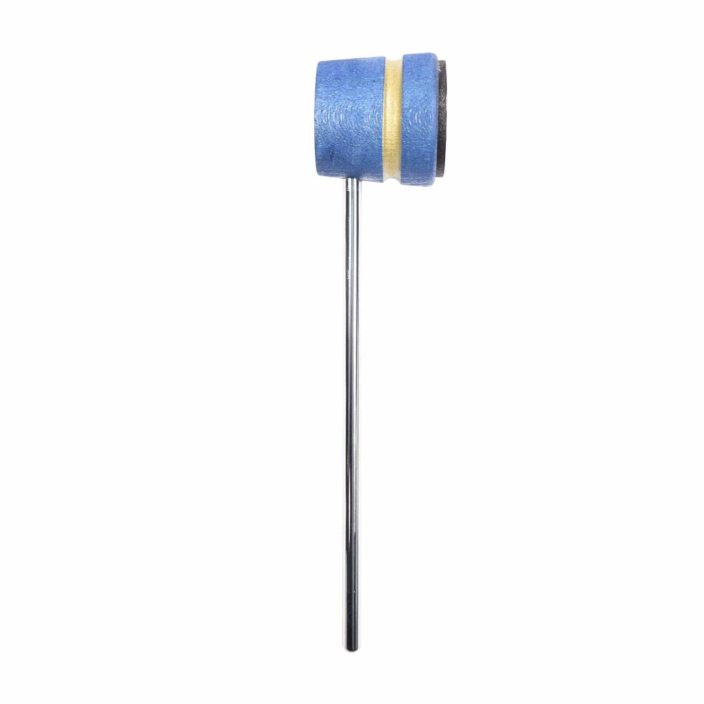 Low Boy Lightweight Leather Bass Drum Beater Blue w/Gold Stripe Drums and Percussion / Parts and Accessories / Drum Parts