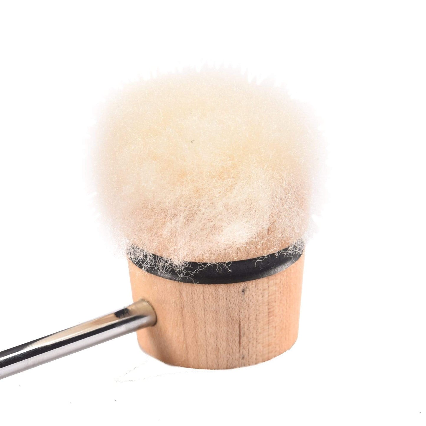 Low Boy Lightweight Puff Bass Drum Beater Natural w/Black Stripe Drums and Percussion / Parts and Accessories / Drum Parts