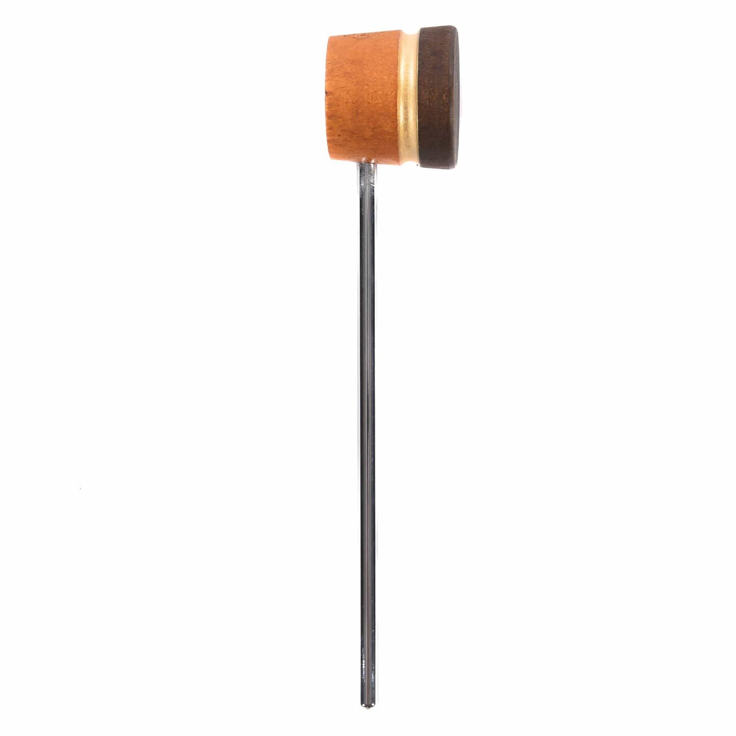 Low Boy Lightweight Wood Bass Drum Beater Amber/Med Brown w/Gold Stripe & CDE Logo Drums and Percussion / Parts and Accessories / Drum Parts