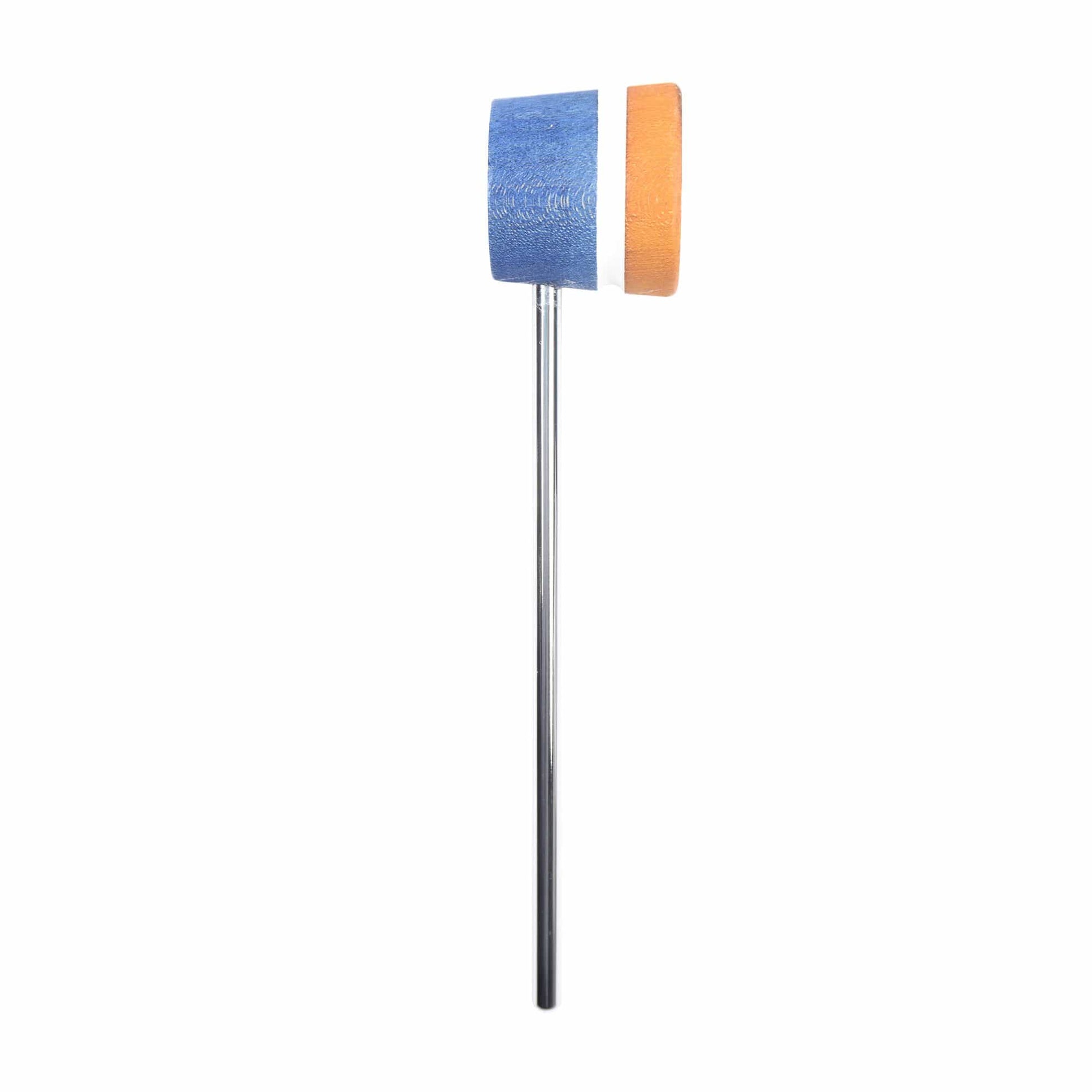 Low Boy Lightweight Wood Bass Drum Beater Blue/Amber w/White Stripe Drums and Percussion / Parts and Accessories / Drum Parts