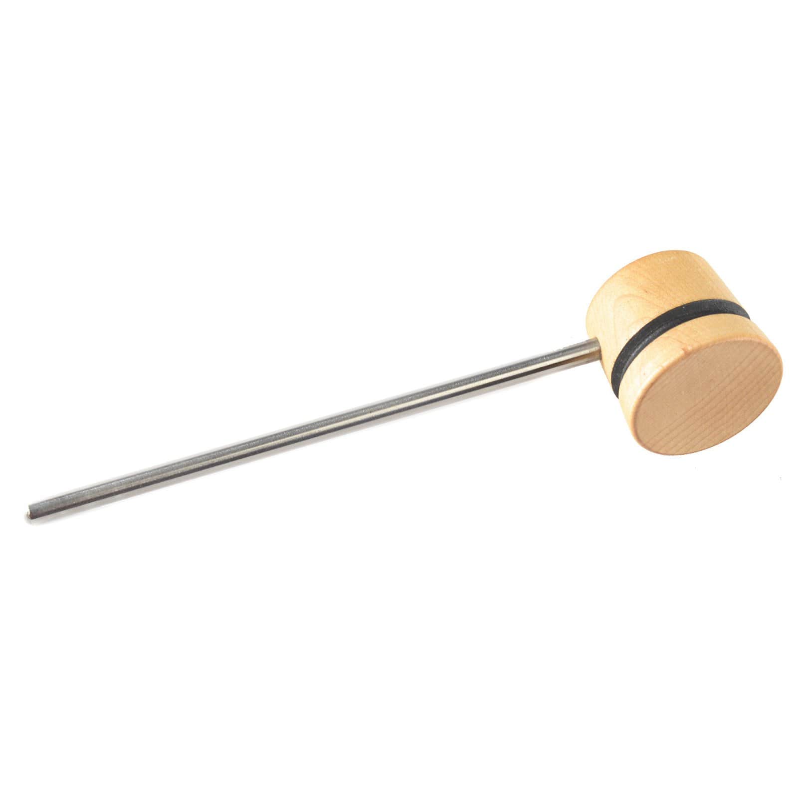 Low Boy Lightweight Wood Bass Drum Beater Natural w/Black Stripes Drums and Percussion / Parts and Accessories / Drum Parts