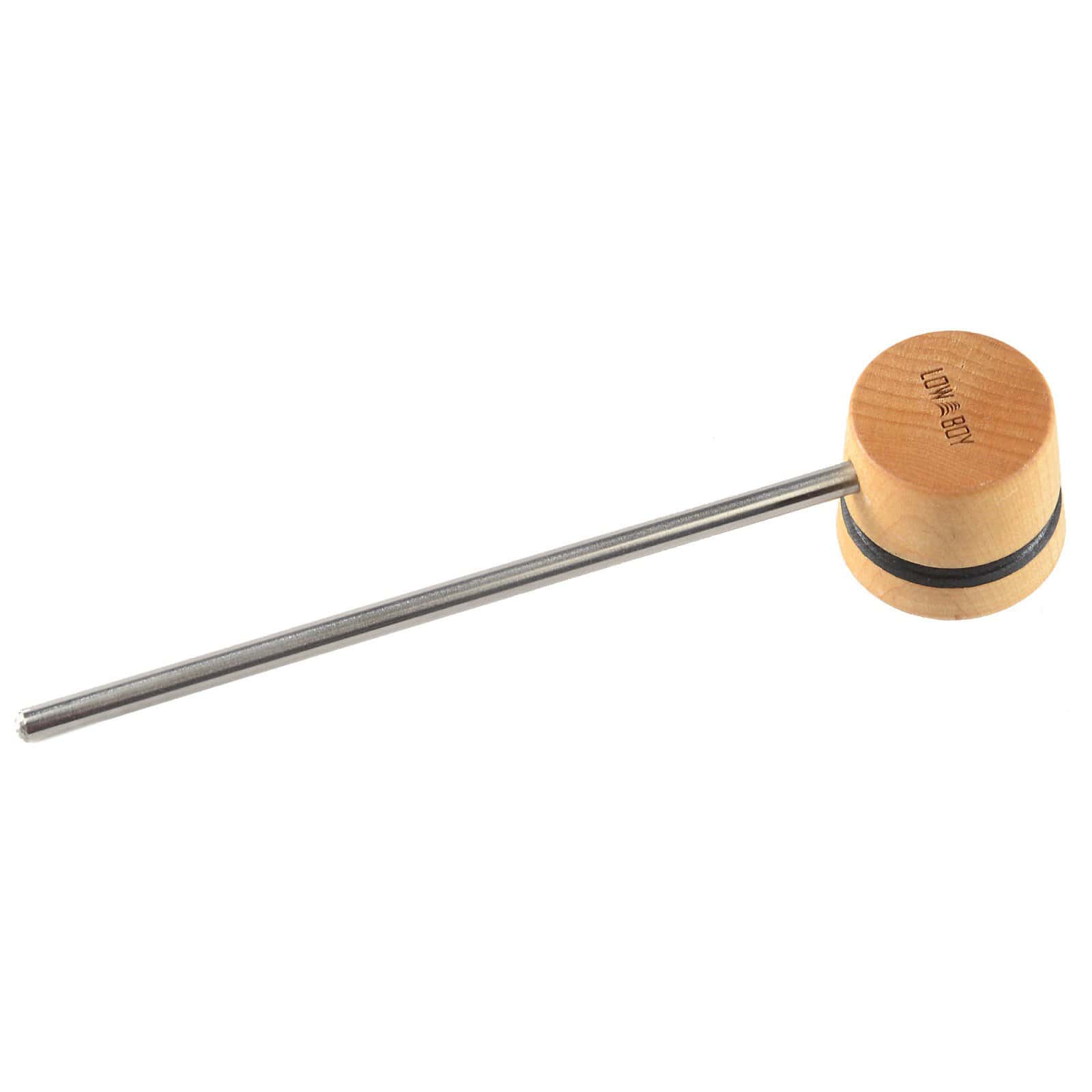 Low Boy Lightweight Wood Bass Drum Beater Natural w/Black Stripes Drums and Percussion / Parts and Accessories / Drum Parts