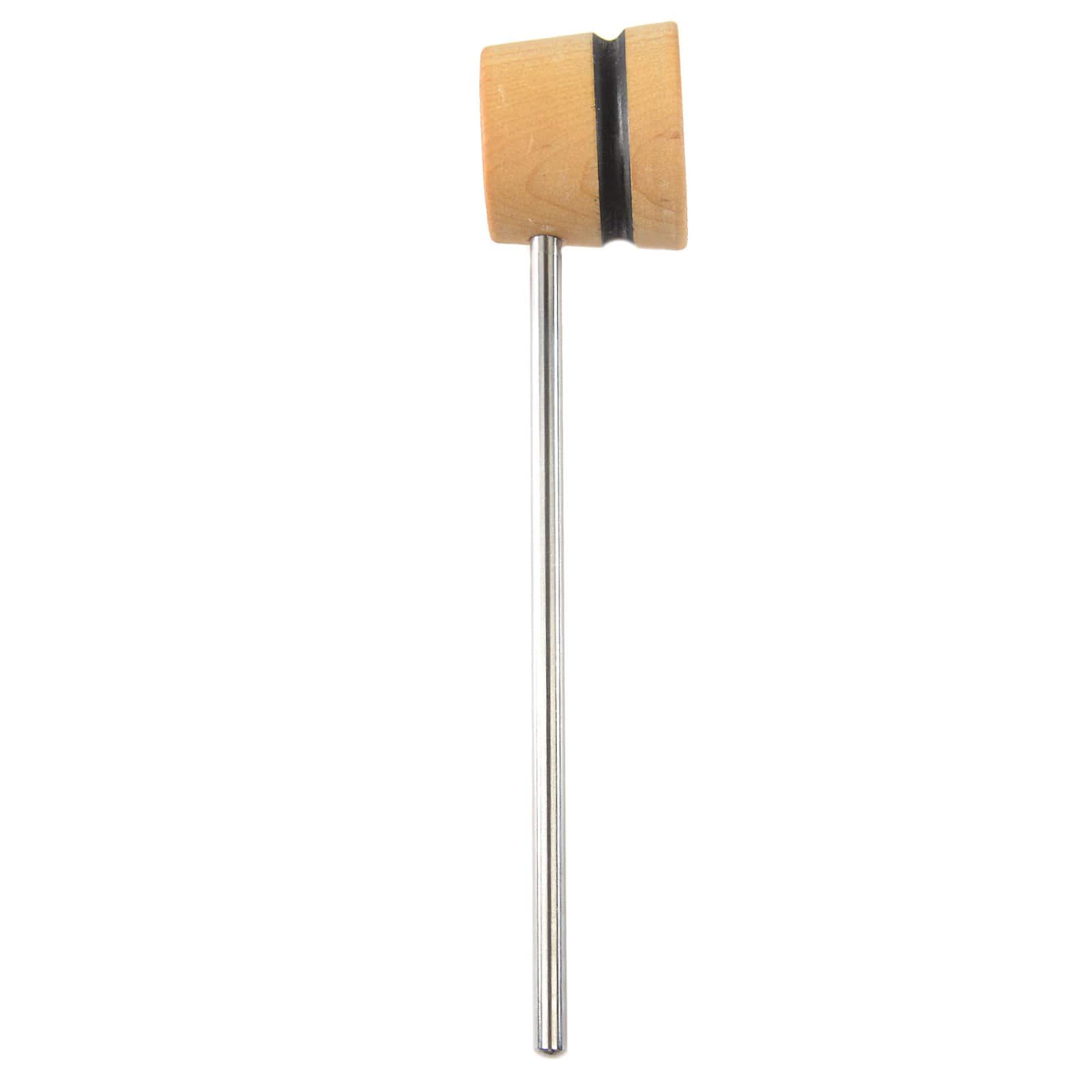 Low Boy Lightweight Wood Bass Drum Beater Natural w/Black Stripes Drums and Percussion / Parts and Accessories / Drum Parts