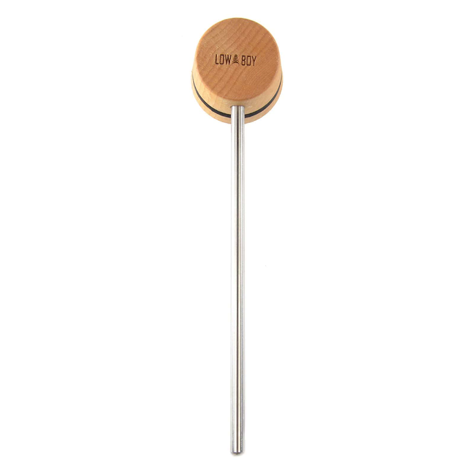 Low Boy Lightweight Wood Bass Drum Beater Natural w/Black Stripes Drums and Percussion / Parts and Accessories / Drum Parts