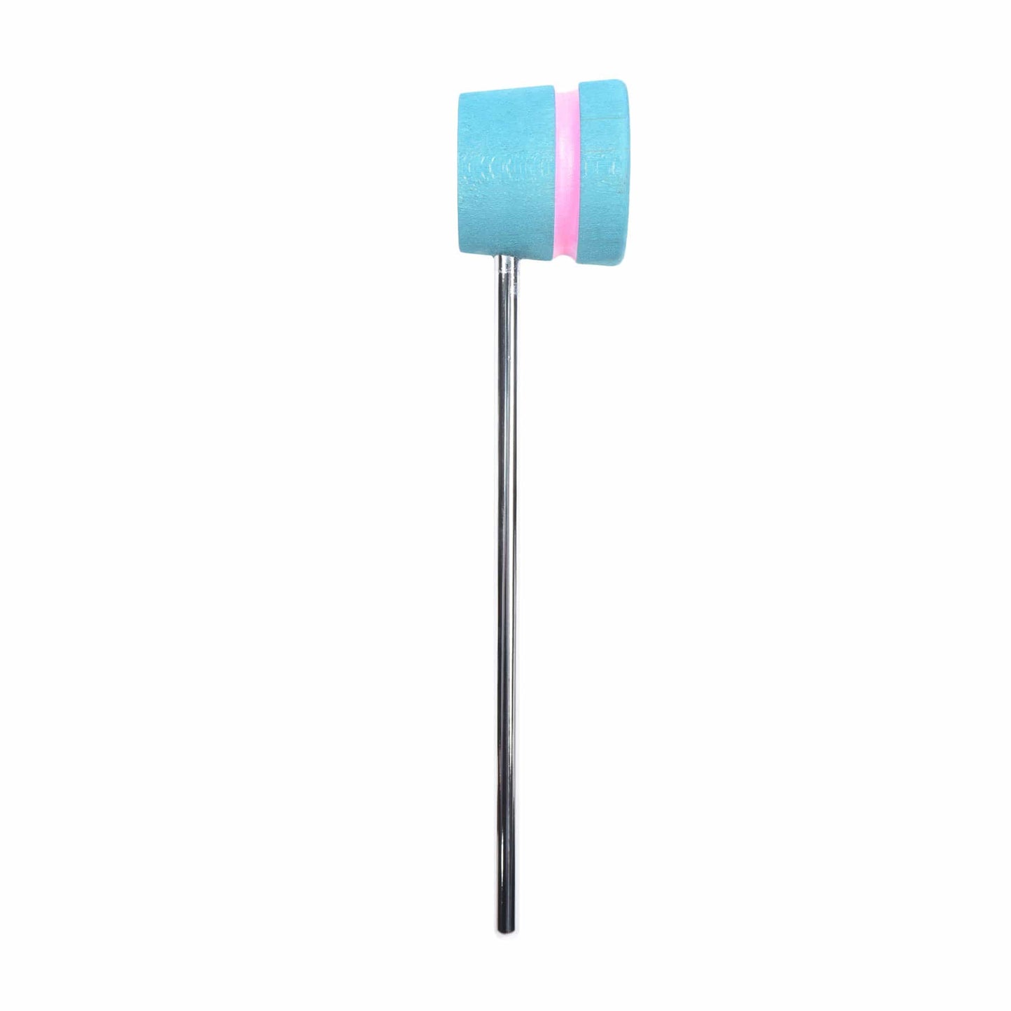 Low Boy Lightweight Wood Bass Drum Beater Seafoam Green w/Pink Stripe Drums and Percussion / Parts and Accessories / Drum Parts