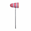 Low Boy Standard Felt Bass Drum Beater Cherry w/Seafoam Stripes Drums and Percussion / Parts and Accessories / Drum Parts