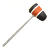 Low Boy Standard Felt Brown Bass Drum Beater Black/Orange/Black w/White Stripes & CDE Logo Drums and Percussion / Parts and Accessories / Drum Parts