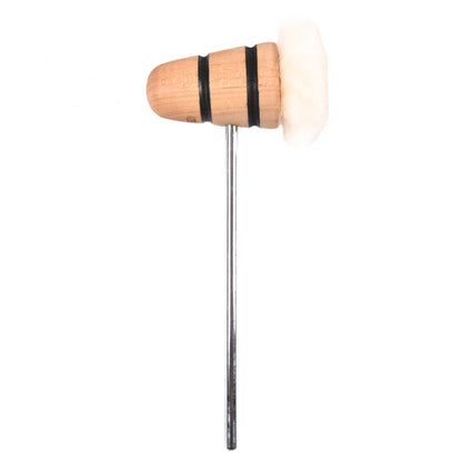 Low Boy Standard Puff Bass Drum Beater Natural w/Black Stripes Drums and Percussion / Parts and Accessories / Drum Parts