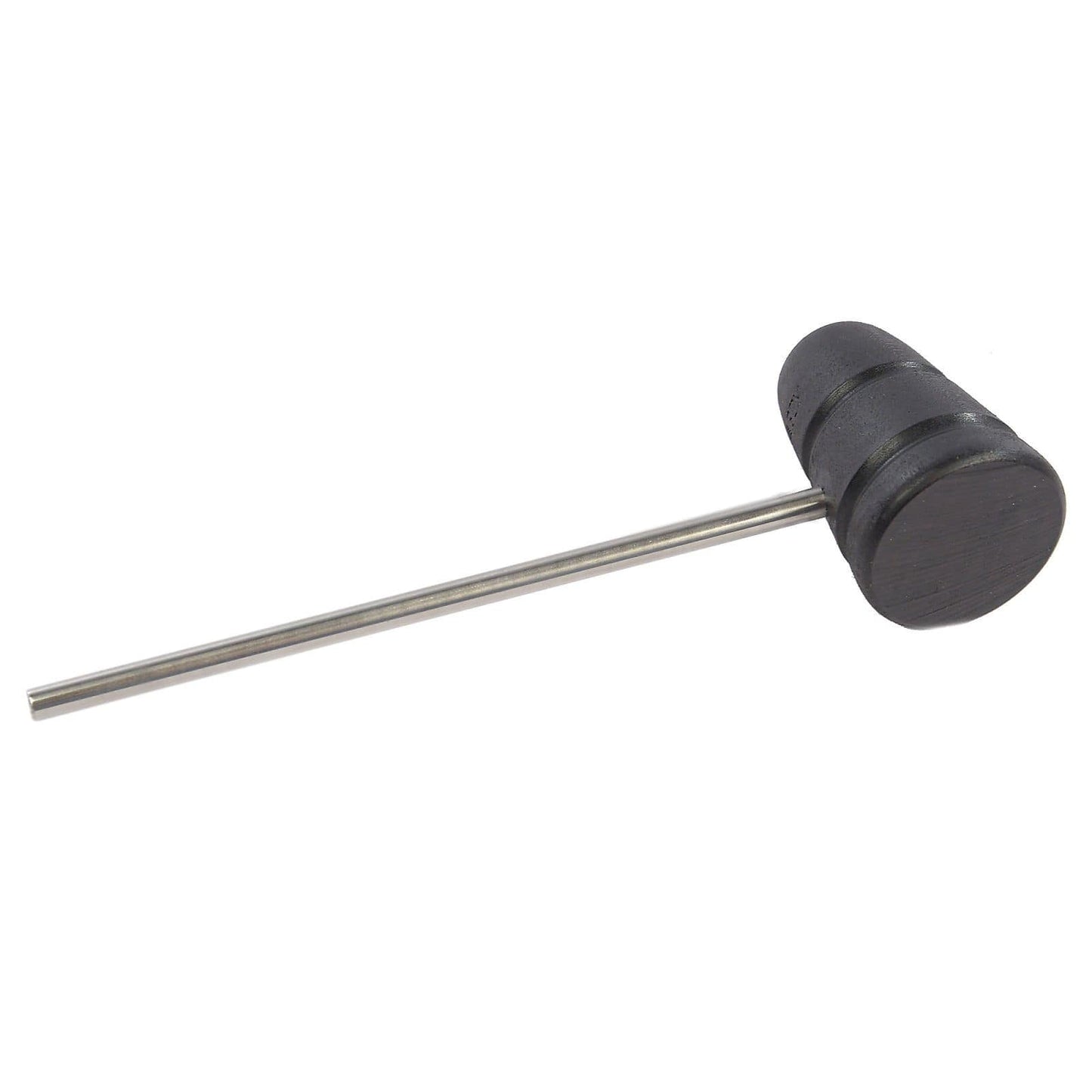 Low Boy Standard Wood Bass Drum Beater Black w/Black Stripes Drums and Percussion / Parts and Accessories / Drum Parts