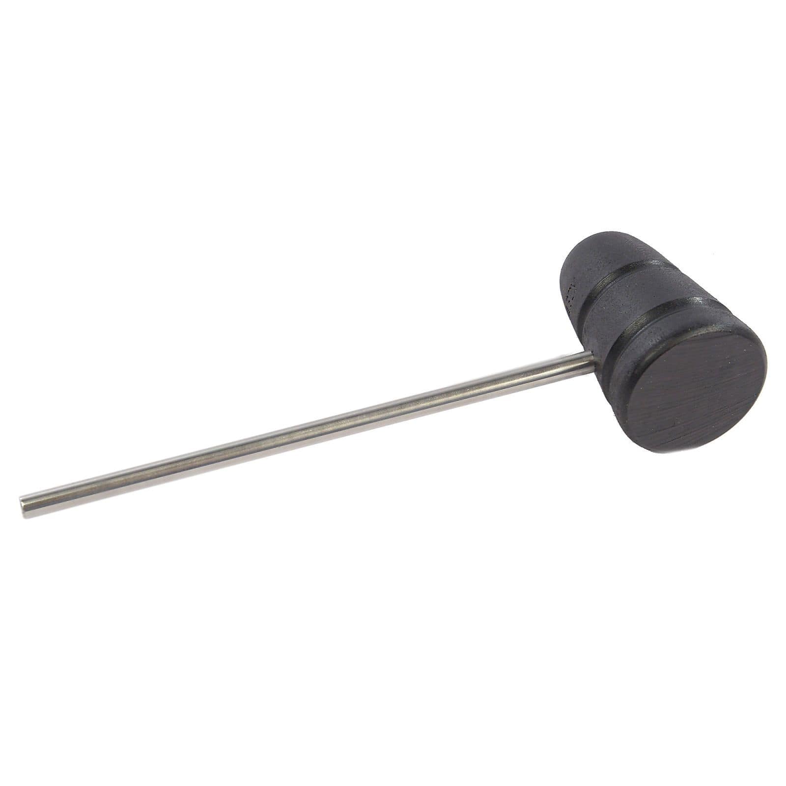 Low Boy Standard Wood Bass Drum Beater Black w/Black Stripes Drums and Percussion / Parts and Accessories / Drum Parts