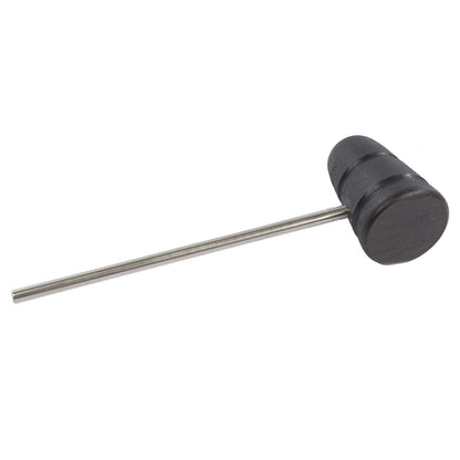 Low Boy Standard Wood Bass Drum Beater Black w/Black Stripes Drums and Percussion / Parts and Accessories / Drum Parts
