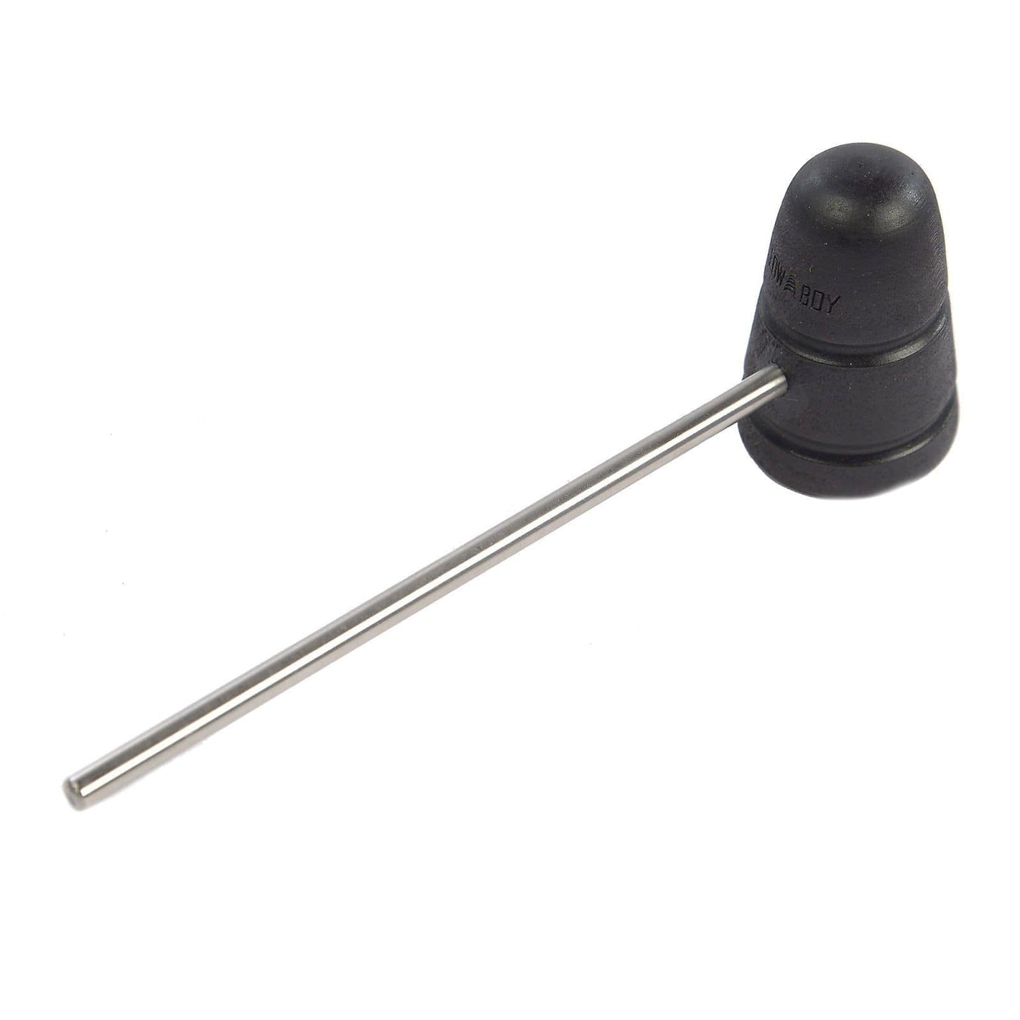 Low Boy Standard Wood Bass Drum Beater Black w/Black Stripes Drums and Percussion / Parts and Accessories / Drum Parts