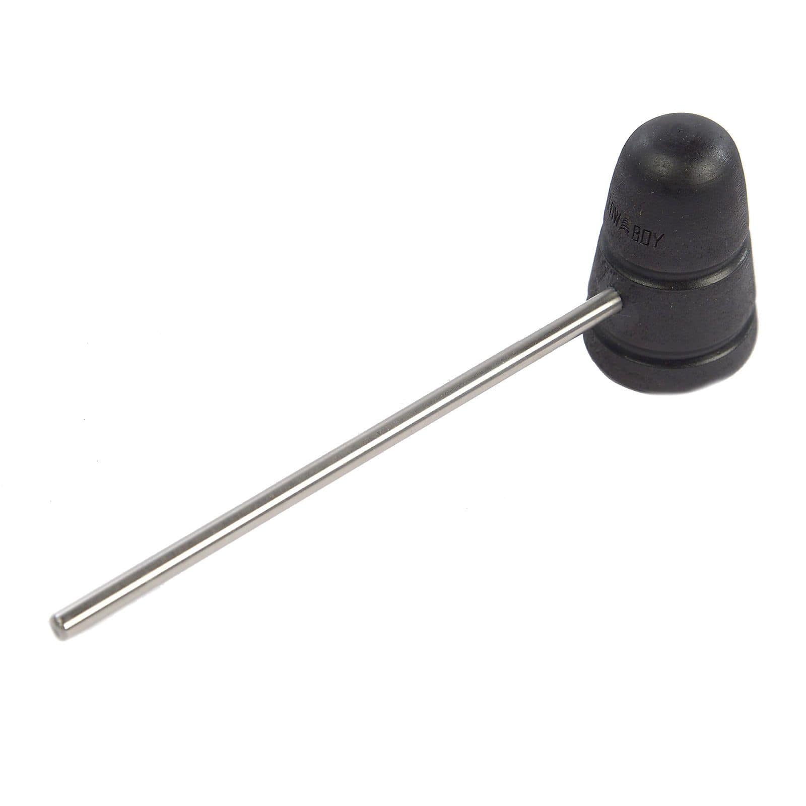 Low Boy Standard Wood Bass Drum Beater Black w/Black Stripes Drums and Percussion / Parts and Accessories / Drum Parts