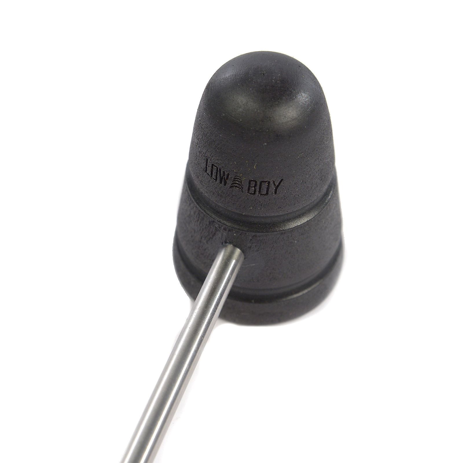 Low Boy Standard Wood Bass Drum Beater Black w/Black Stripes Drums and Percussion / Parts and Accessories / Drum Parts
