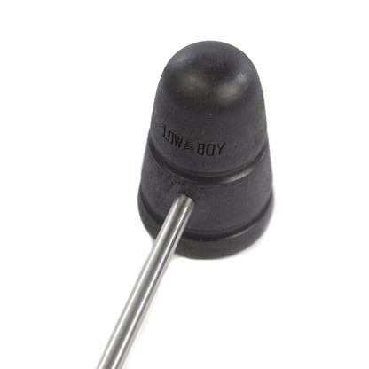 Low Boy Standard Wood Bass Drum Beater Black w/Black Stripes Drums and Percussion / Parts and Accessories / Drum Parts