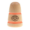Low Boy Standard Wood Bass Drum Beater Natural Maple w/Orange Stripes & CDE Logo Drums and Percussion / Parts and Accessories / Drum Parts