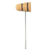 Low Boy Standard Wood Bass Drum Beater Natural w/Brown Stripes Drums and Percussion / Parts and Accessories / Heads