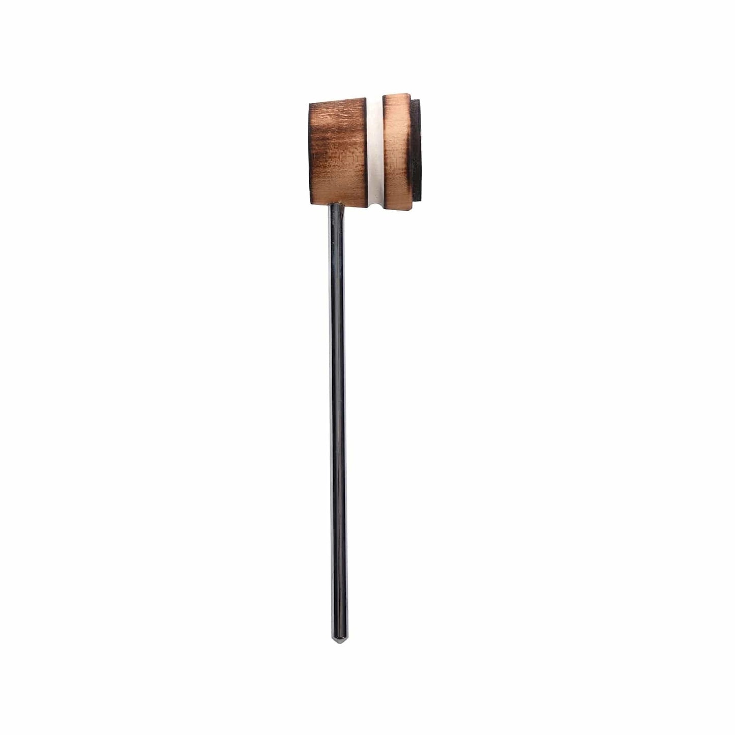 Low Boy Lightweight Leather Daddy Bass Drum Beater Scorched w/White Stripe Drums and Percussion / Parts and Accessories / Pedals